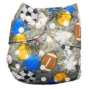 IXYVIA 1Cloth Pocket Diapers Adjustable Snaps #2
